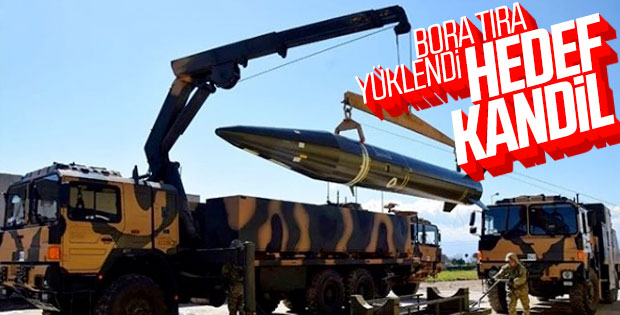 BORA füzesinin taşınma anı