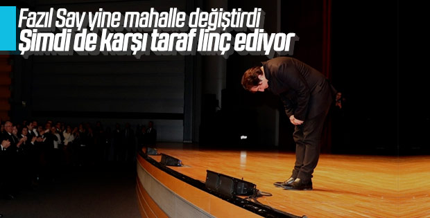 Fazıl Say mahallesine geri döndü