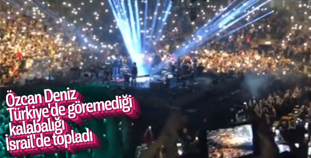 İsrail'de Özcan Deniz konserine yoğun ilgi