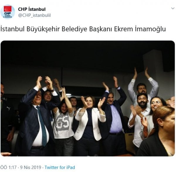 YSK kararı sonrası CHP İstanbul il binasında büyük sevinç