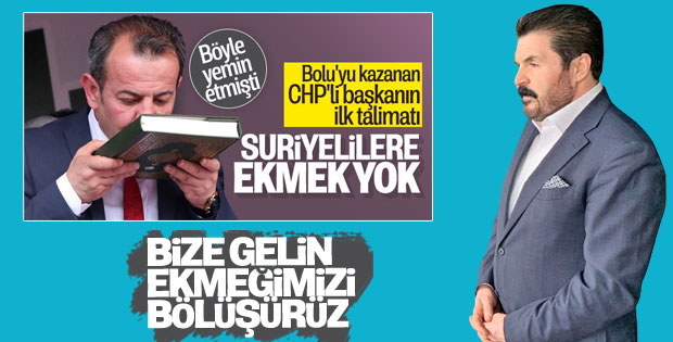 Savcı Sayan Bolu'daki Suriyelileri Ağrı'ya davet etti