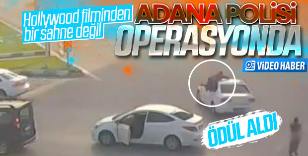Uçan polis ve arkadaşına validen başarı belgesi