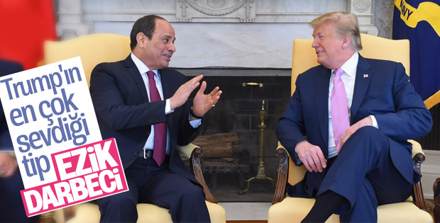 Trump Sisi ile bir araya geldi