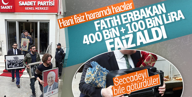 Fatih Erbakan parasını Saadet'ten faiziyle aldı
