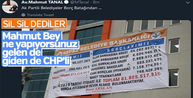 CHP'li Tanal partileri karıştırdı