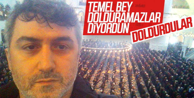 Çamlıca Camii doldu