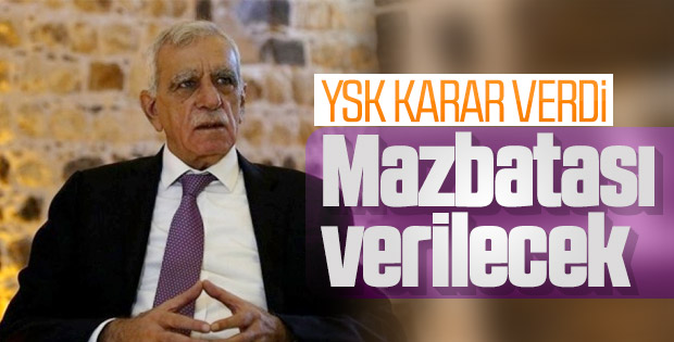 YSK, Ahmet Türk'e mazbata verecek