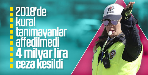 Trafik polisi kural tanımayan sürücüleri affetmedi