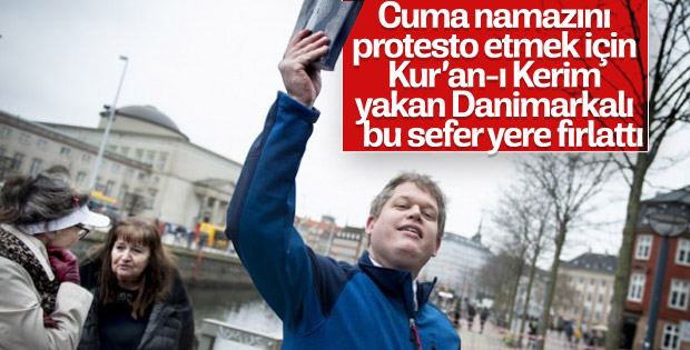 Aşırı sağcı Danimarkalı lider Kur'an-ı Kerim'i yere attı