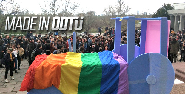 ODTÜ'de şenlik protestosu