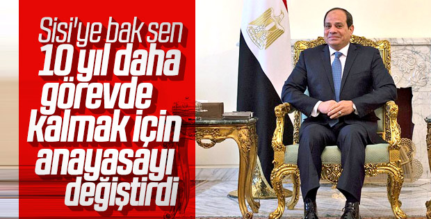 Darbeci Sisi 2030'a kadar görevde kalabilir