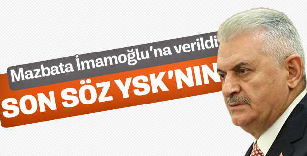 Binali Yıldırım'dan İBB için ilk açıklama