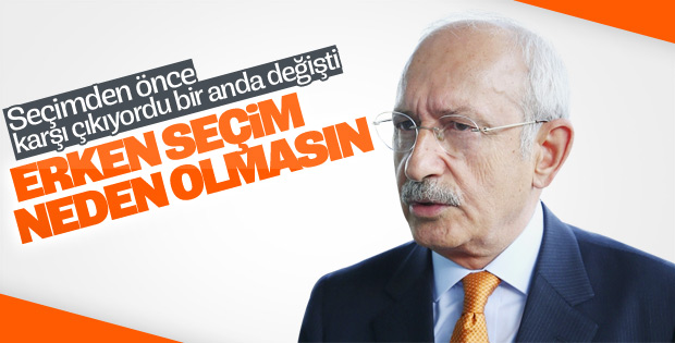 Kılıçdaroğlu’ndan erken genel seçim sinyali