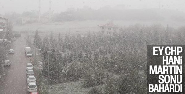 Ankara'ya kar sürprizi