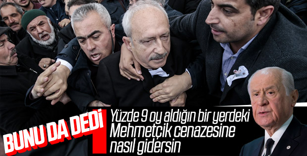 Bahçeli'den Kılıçdaroğlu'na: Neden cenazeye gittin