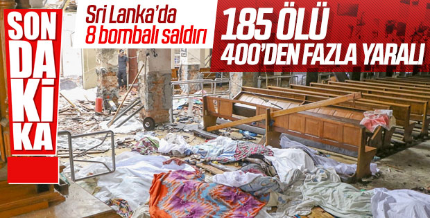 Sri Lanka'da 8 patlama meydana geldi