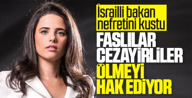İsrailli bakanın nefret dolu sözleri