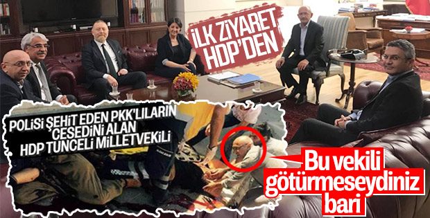 HDP'den Kılıçdaroğlu'na geçmiş olsun ziyareti