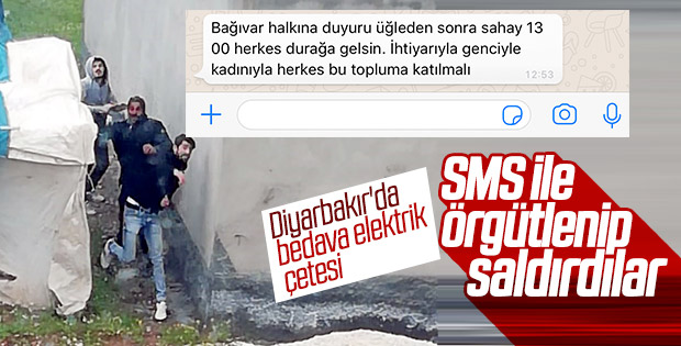 Dicle Elektrik taşlı saldırıya uğradı