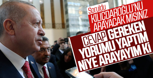 Cumhurbaşkanı: Kılıçdaroğlu olayında yorumumu yaptım
