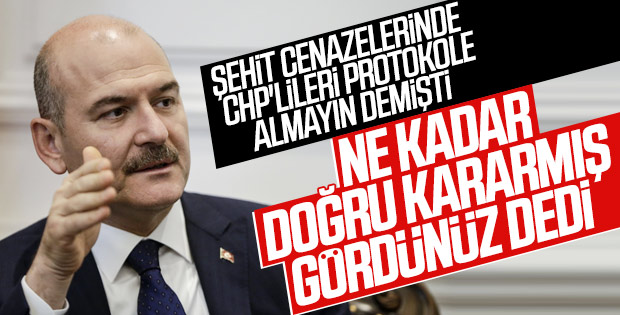 Bakan Soylu şehit cenazeleriyle ilgili kararını savundu