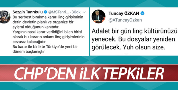 Osman Sarıgün'ün serbest bırakılmasına CHP'liler tepkili