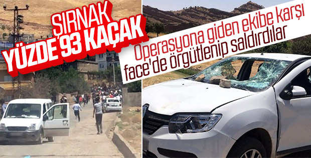 Şırnak'ta kaçak elektrik kontrolüne giden ekibe saldırı