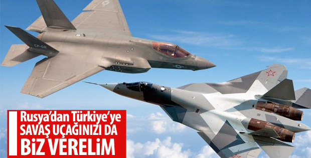 Rusya: Türkiye'ye savaş uçağı vermeye hazırız