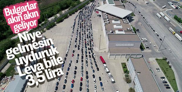 Paskalya tatilinde Bulgarlar Türkiye'ye akın etti