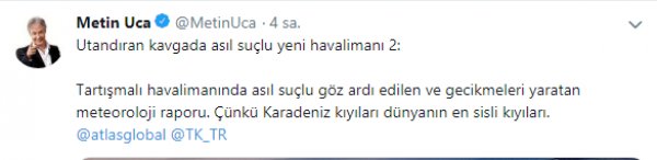 Beklenen suÃ§lama geldi: SaldÄ±rgan deÄil suÃ§lu havalimanÄ±