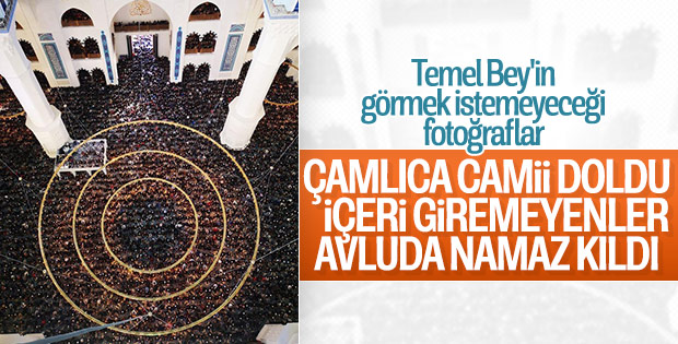 Çamlıca Camii’nde sabah namazı