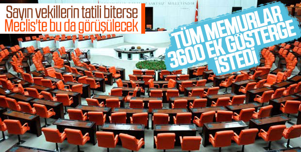 Mecliste ek gösterge yoğunluğu