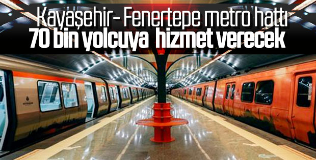 Kayaşehir- Fenertepe metro hattı için karar verildi