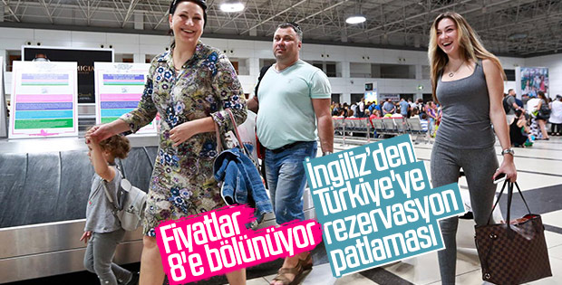 İngilizlerin en çok tercih ettiği ikinci ülke Türkiye oldu