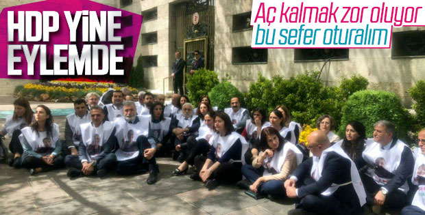 HDP'den Meclis'te oturma eylemi