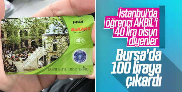Bursa’da toplu taşıma fiyatlarına zam