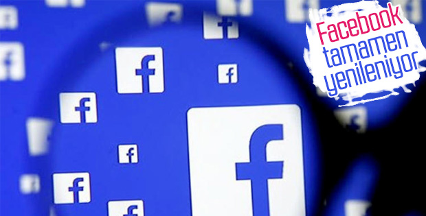 Facebook'un tasarımı ve arayüzü tamamen yenileniyor