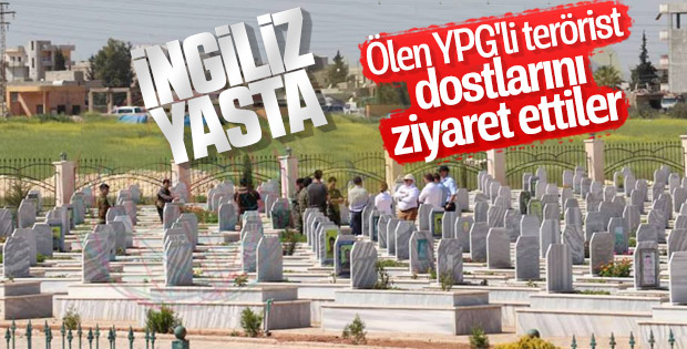 İngiliz diplomat ve askerler YPG mezarını ziyaret etti