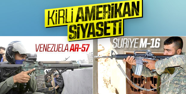 Suriye ve Venezuela'da Amerikan malı silah kullanılıyor