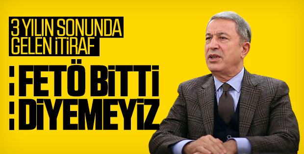 Hulusi Akar'a FETÖ ile mücadele soruldu