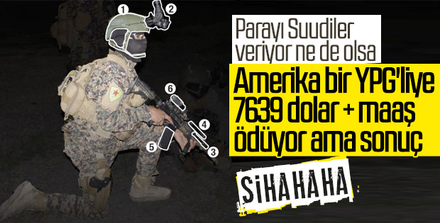 Amerika YPG'li teröristlerin maaşına zam yaptı