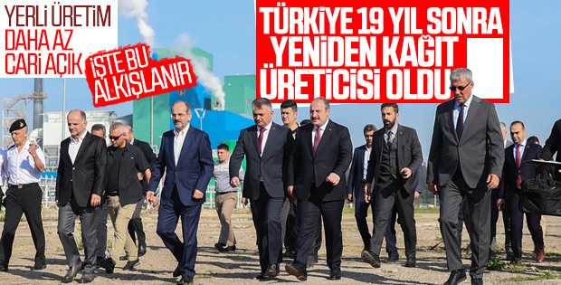 Balıkesir'de SEKA Fabrikası 19 yıl sonra üretime başladı
