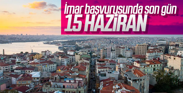 İmar Barışı'nda son günü beklemeyin