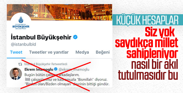 İBB, İmamoğlu paylaşımlarını sildi