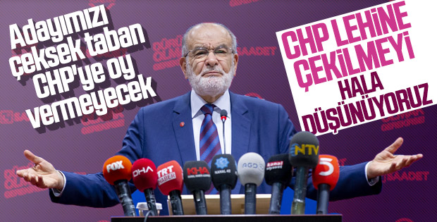 Temel Karamollaoğlu basın toplantısı düzenledi