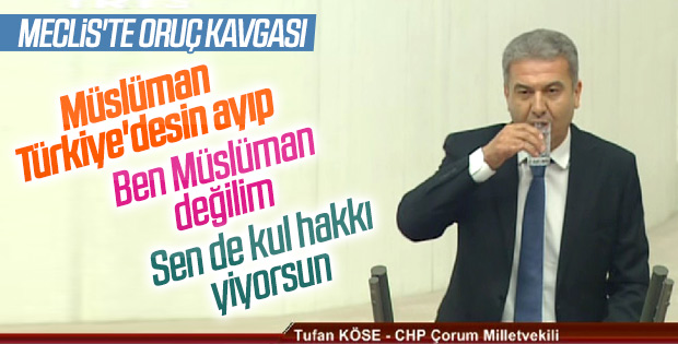 Meclis'te Ramazan ayı tartışması