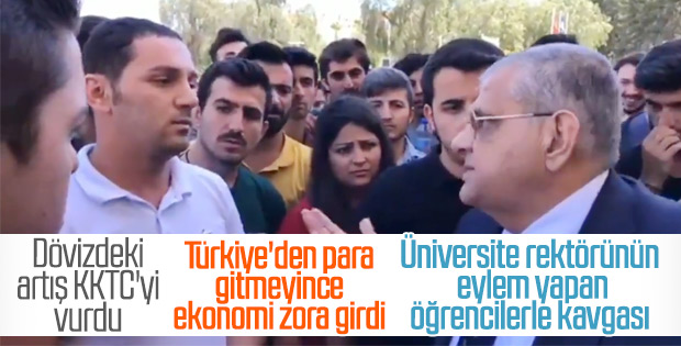 KKTC'de öğrencilerden harçlara zam tepkisi