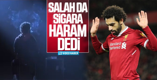 Salah'tan sigara bırakma kampanyasına destek