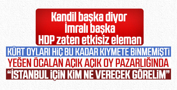 Ömer Öcalan İstanbul seçimleri için fikrini açıkladı