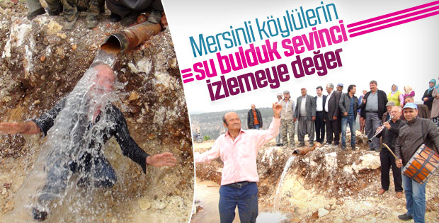 Mersin'de su sevinci